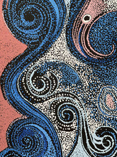 Load image into Gallery viewer, CLose up of dot work by APY artist Madeline Curley 

