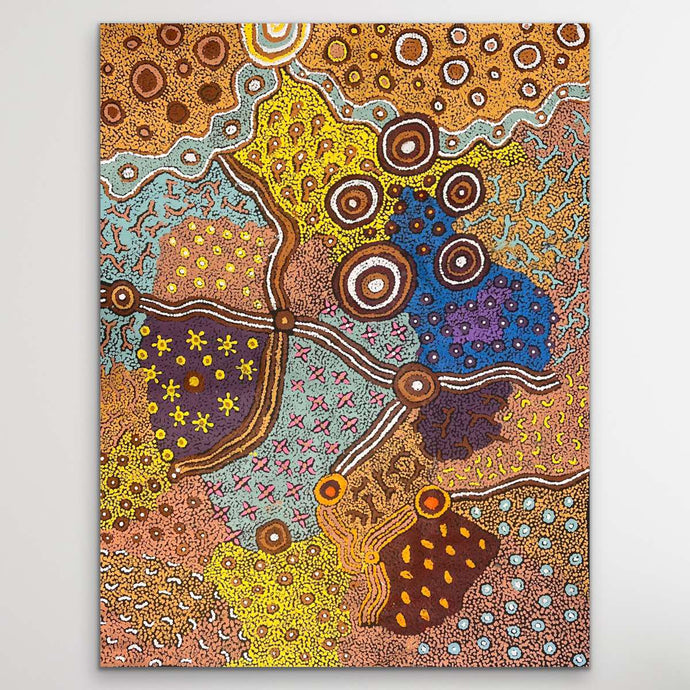 Malilu Kay Baker Tunkin 115cm x 90cm  on white wall