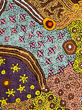 Load image into Gallery viewer, Malilu Kay Baker Tunkin 115cm x 90cm detailed artwork
