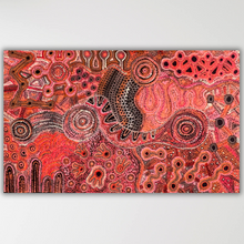 Load image into Gallery viewer, "Mamungari-Nya" original Aboriginal painting by Renae Nakamarra Nelson, 145cm x 88cm - authentic Indigenous Australian artwork
