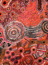 Load image into Gallery viewer, "Mamungari-Nya" Aboriginal art by Renae Nakamarra Nelson - alternate close-up detail
