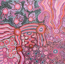 Load image into Gallery viewer, "Mamungari-Nya" Renae Nakamarra Nelson 60cm x 59cm full painting
