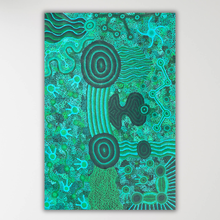 Load image into Gallery viewer, vertical placement of "Mamungari-nya" Renae Nakamarra Nelson 113cm x 75cm
