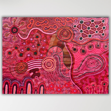 Load image into Gallery viewer, "Mamungari-nya" Renae Nakamarra Nelson 199cm x 145cm feature painting
