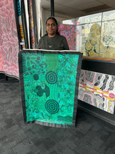 Load image into Gallery viewer, artist photo of "Mamungari-nya" Renae Nakamarra Nelson 113cm x 75cm
