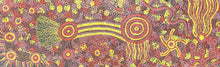 Load image into Gallery viewer, "Mamungari-nya" original Aboriginal painting by Renae Nakamarra Nelson, 118cm x 38cm - authentic Indigenous Australian artwork
