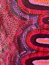 Load image into Gallery viewer, "Mamungari-nya" Renae Nakamarra Nelson 199cm x 145cm close up dotwork pink and purples
