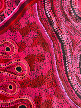 Load image into Gallery viewer, "Mamungari-nya" Renae Nakamarra Nelson 199cm x 145cm close up pink story dotwork 
