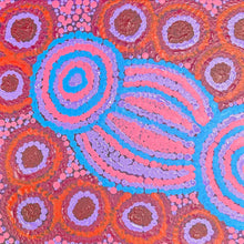 Load image into Gallery viewer, Close up texture detail of Mamungari Nya Aboriginal artwork by Renae Nakamarra Nelson
