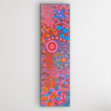 Load image into Gallery viewer, Panoramic view of Mamungari Nya B Aboriginal artwork by Renae Nakamarra Nelson in long horizontal format
