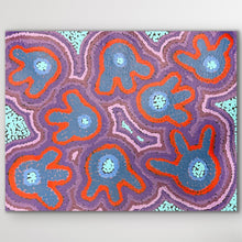 Load image into Gallery viewer, "Mamungari-Nya" original Aboriginal painting by Renae Nakamarra Nelson, 34cm x 27cm - authentic Indigenous Australian artwork

