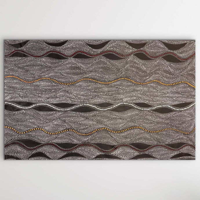 Seed Dreaming Aboriginal painting by Marshall Jangala Robertson with delicate dot work and cultural depth