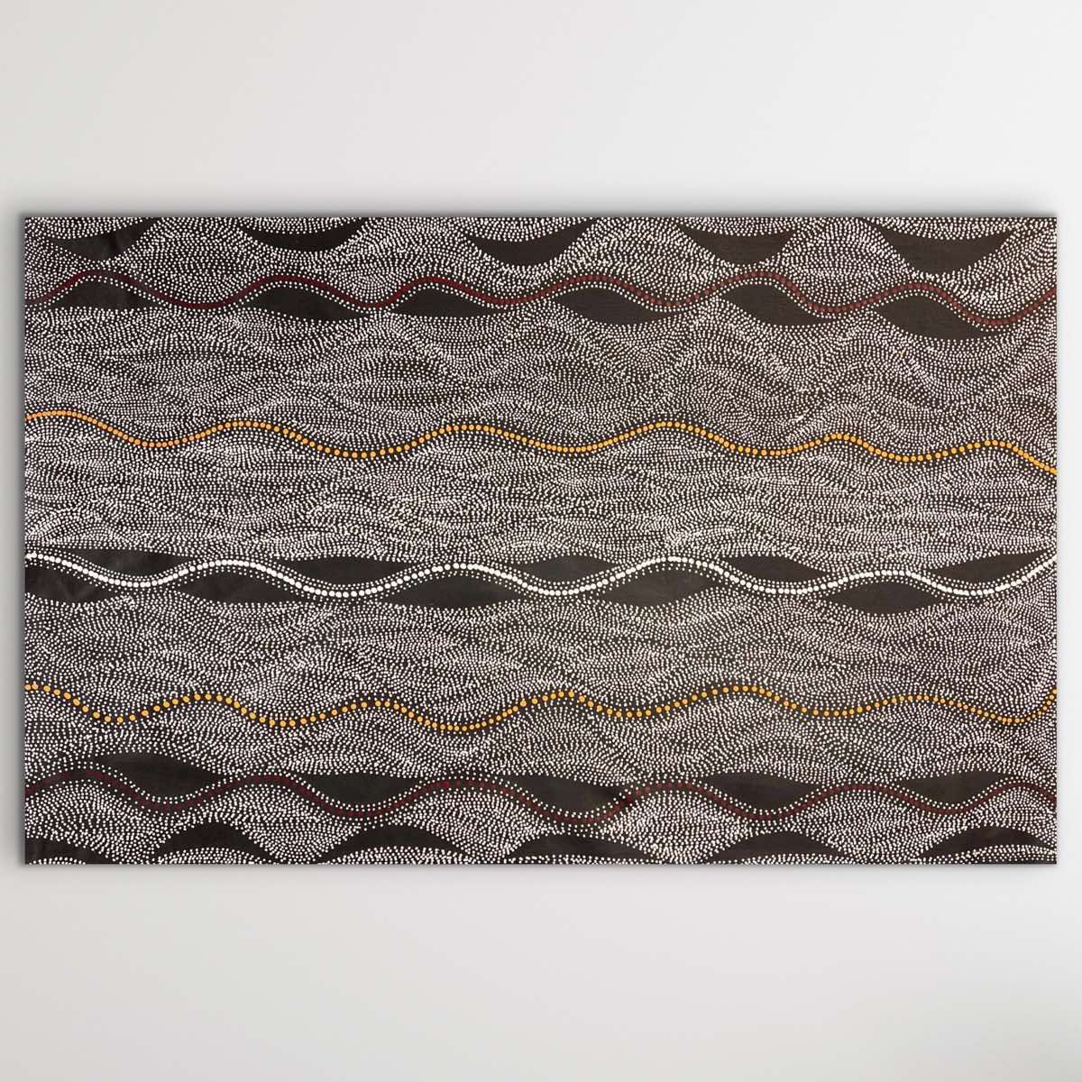 Seed Dreaming Aboriginal painting by Marshall Jangala Robertson with delicate dot work and cultural depth