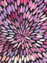 Load image into Gallery viewer, Medicine Leaves Indigenous Australian Art Tansy Martin 77cm x 73cm close up detailed

