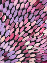 Load image into Gallery viewer, Medicine Leaves Australian Aboriginal Art Tansy Martin 77cm x 73cm close up detailed artwork
