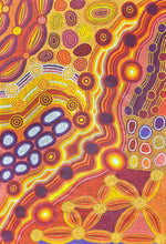 Load image into Gallery viewer, "Wanampi Tjukurpa (Piltati)" Megan Lyons 145cm x 100cm, Authentic Aboriginal art Art by Farquhar
