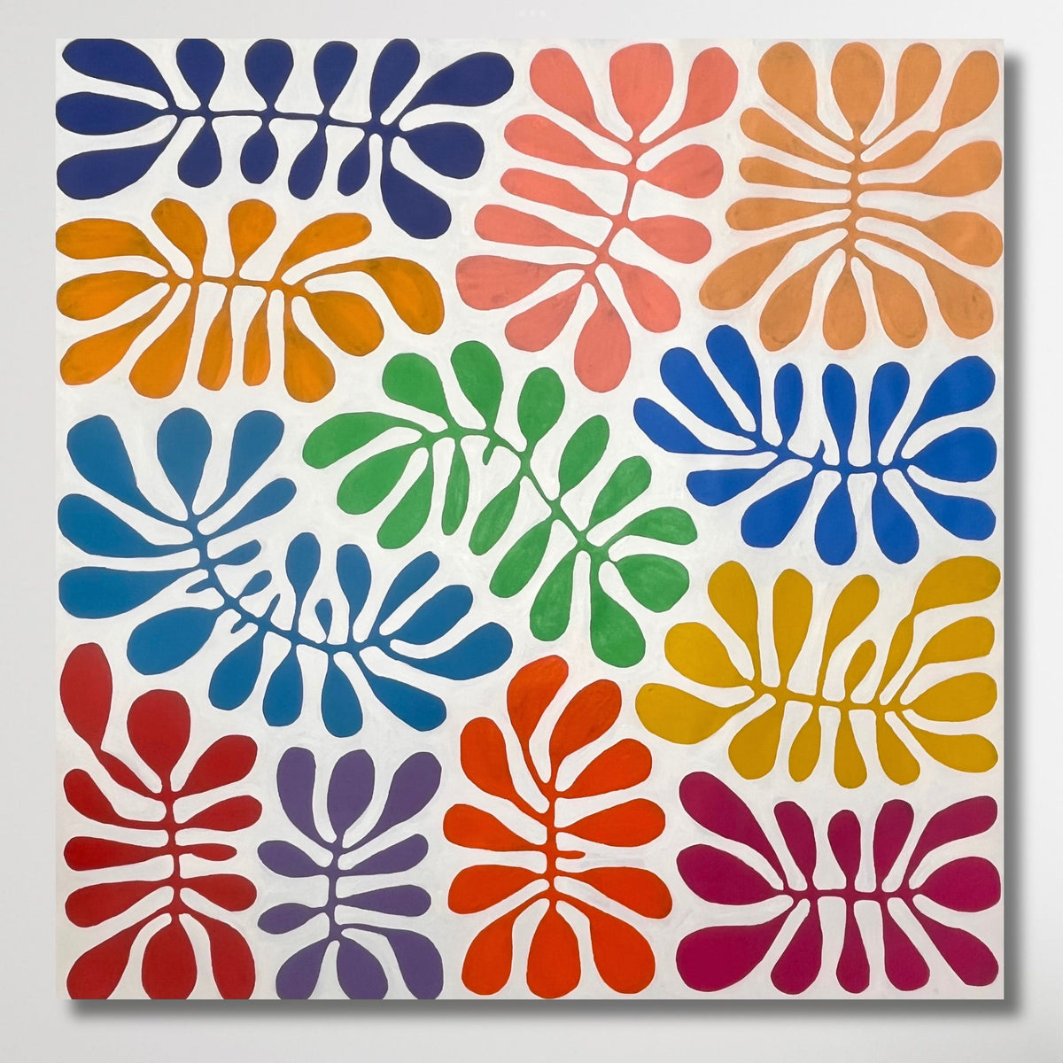 "Bended Acacia Leaves (Watiya Tjuta)" Debra Nangala McDonald 118cm x 118cm