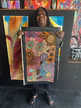Load image into Gallery viewer, &quot;Grandmother&#39;s Country&quot; Michelle Possum Nungurrayi 71cm x 38cm
