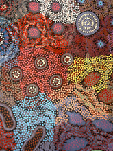 Load image into Gallery viewer, Close up of Michelle Possum Nungurrayi Painting
