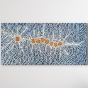 "Seven Sisters Dreaming" Michelle Possum Nungurrayi 204cm x 100cm