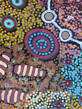 Load image into Gallery viewer, Colorful dot artwork with circular patterns and dots on a dark background
