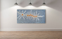 Load image into Gallery viewer, Shown in gallery  Large horizontal Aboriginal artwork by Michelle Possum Nungurrayi 204cm x 100cm
