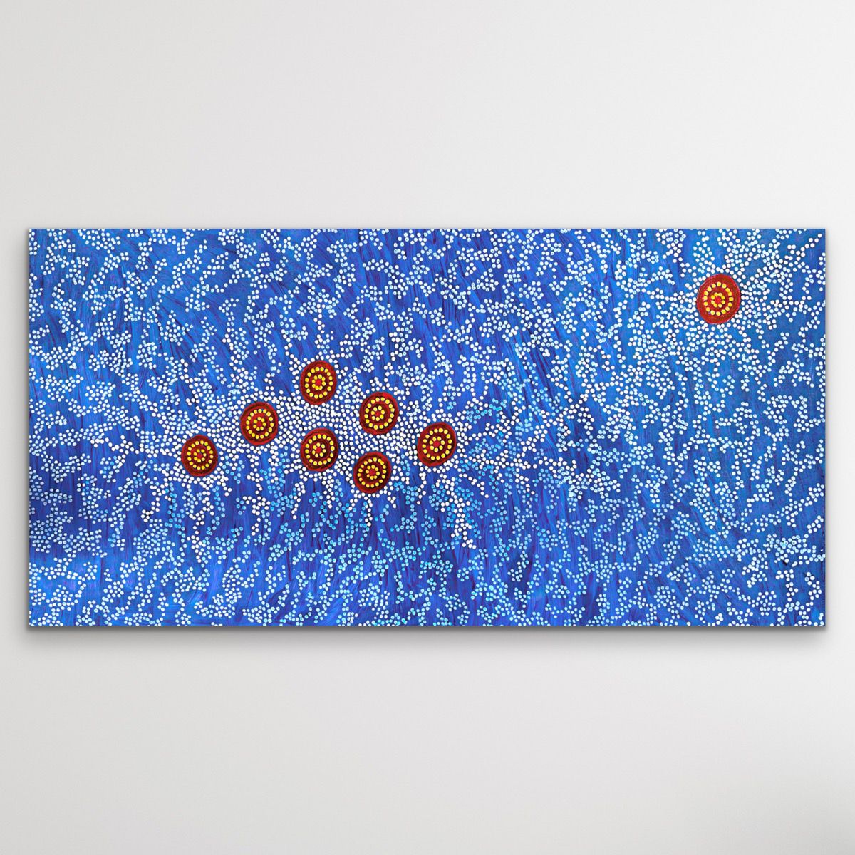 "Seven Sisters Dreaming" original Aboriginal painting by Print - authentic Indigenous Australian artwork