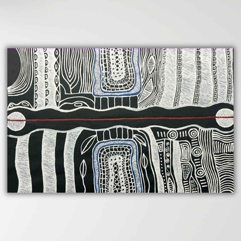 "Mina Mina Dreaming" Alice Granites Napanangka 90cm x 58cm
