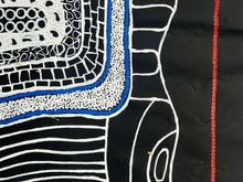 Load image into Gallery viewer, "Mina Mina Dreaming" Alice Granites Napanangka 117cm x 60cm close up image
