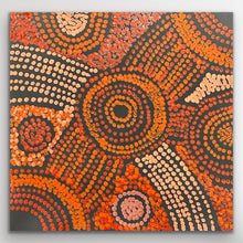 Load image into Gallery viewer, Original Aboriginal painting "Minma Malilu" by Clarise Tunkin featuring intricate desert dot work, 30 x 30 cm
