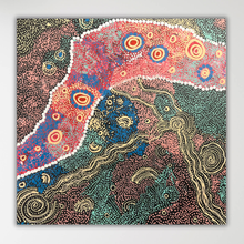 Load image into Gallery viewer, MinymaMaliluCarolanneKen90cmx90cm original painting
