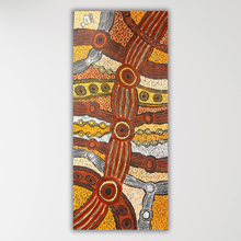 Load image into Gallery viewer, "Minyma Malilu" Clarise Tunkin 140cm x 61cm vertical painting
