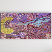 Load image into Gallery viewer, "Minyma Kutjara" original Aboriginal painting by Joanne Ken, 117cm x 61cm - authentic Indigenous Australian artwork
