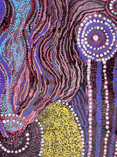 Load image into Gallery viewer, Joanne Ken with original painting "Minyma Kutjara" - Aboriginal artist
