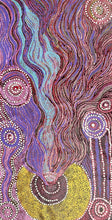 Load image into Gallery viewer, "Minyma Kutjara" Aboriginal art by Joanne Ken - close-up detail, 117cm x 61cm
