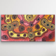 Load image into Gallery viewer, Minyma Malilu Aboriginal painting by Teresa Baker, 122cm x 62cm original artwork from the APY Lands
