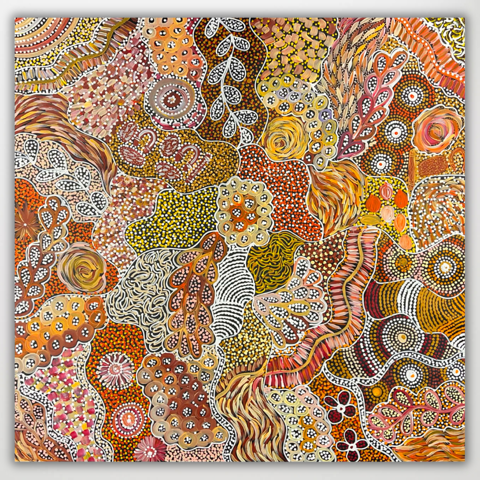 "My Country (Utopia)" Janet Golder Kngwarreye 121cm x 121cm
