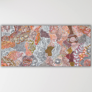 "My Country (Utopia)" Janet Golder Kngwarreye 196cm x 89cm