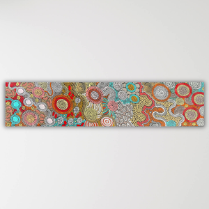 "My Country and Bush Tucker" Julieanne Turner Nungurrayi 121cm x 28cm