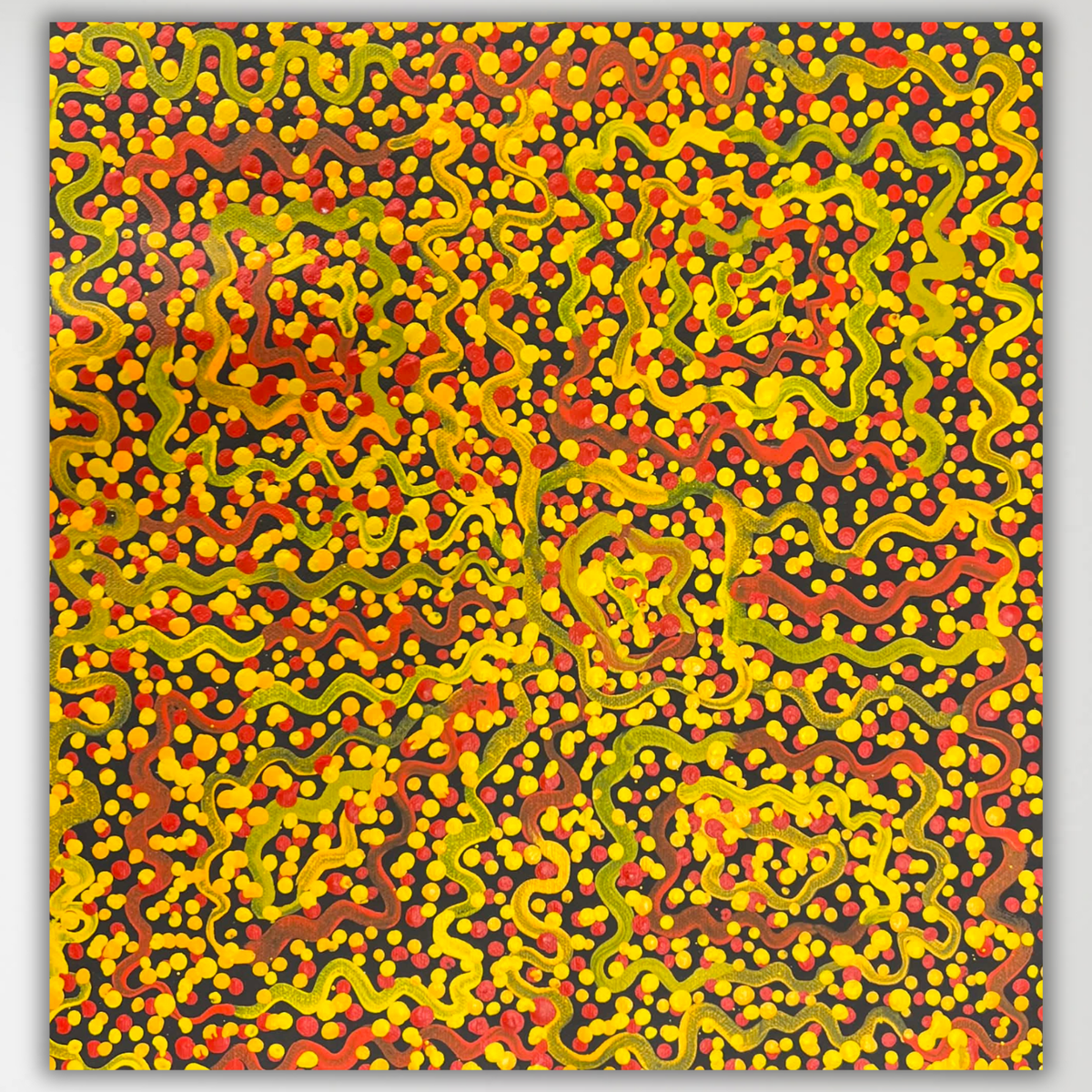 "My Father's Country (Pukatja)" Rachel Lyons 30cm x 30cm