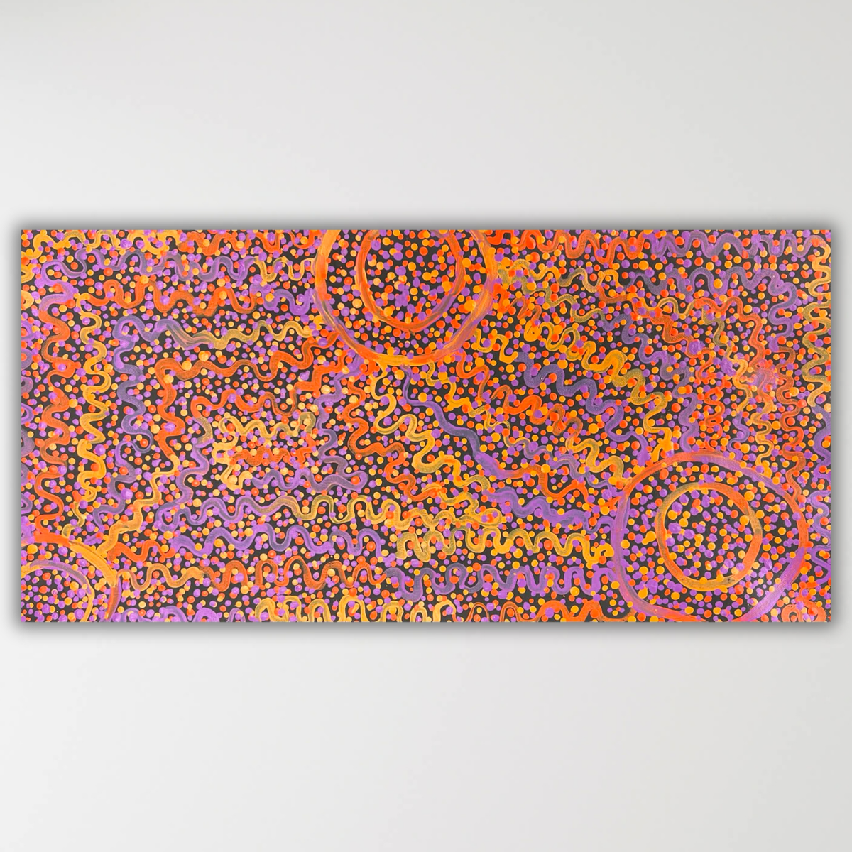 "My Father's Country (Pukatja)" Rachel Lyons 60cm x 30cm