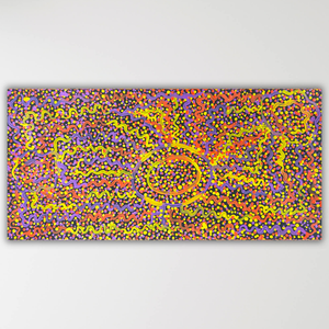 "My Father's Country (Pukatja)" Rachel Lyons 61cm x 30cm