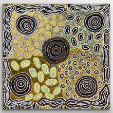Load image into Gallery viewer, My Country painting by Bronwyn Jimmy Aboriginal artwork
