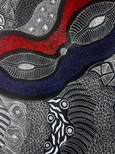 Load image into Gallery viewer, "My Country" Rayleen Pula Price 153cm x 88cm close up 3
