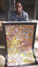 Load image into Gallery viewer, &quot;My Country&quot; Rochelle Bird Mbitjana 93cm x 60cm
