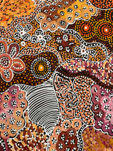 Load image into Gallery viewer, "My Country (Utopia)" original Aboriginal painting by Janet Golder Kngwarreye, 183cm x 119cm - authentic Indigenous Australian artwork
