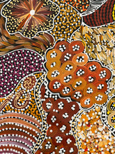 Load image into Gallery viewer, "My Country (Utopia)" original Aboriginal painting by Janet Golder Kngwarreye, 183cm x 119cm - authentic Indigenous Australian artwork
