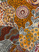 Load image into Gallery viewer, "My Country (Utopia)" original Aboriginal painting by Janet Golder Kngwarreye, 183cm x 119cm - authentic Indigenous Australian artwork
