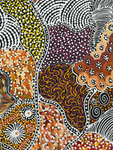 Load image into Gallery viewer, "My Country (Utopia)" original Aboriginal painting by Janet Golder Kngwarreye, 183cm x 119cm - authentic Indigenous Australian artwork
