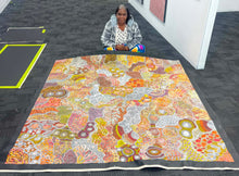 Load image into Gallery viewer, "My Country (Utopia)" original Aboriginal painting by Janet Golder Kngwarreye, 196cm x 184cm - authentic Indigenous Australian artwork
